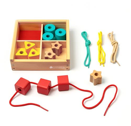 Maleta de Pérolas em Madeira Montessori - Image 3