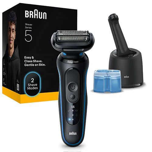Máquina de Barbear Braun S5 52-B7000 CC - Azul - Outlet - Grade A