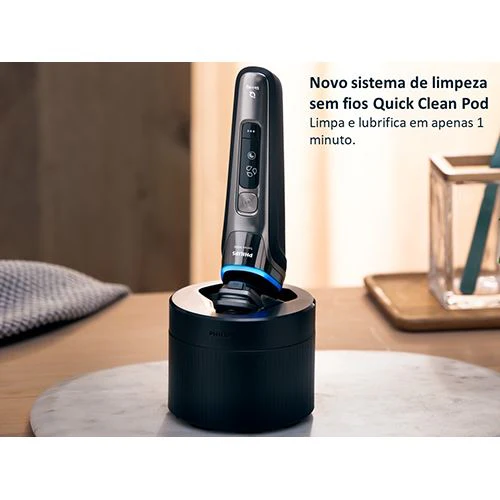 Máquina de Barbear Philips Shaver Series 9000 S9985/50 - Prateado Cromado - Image 9