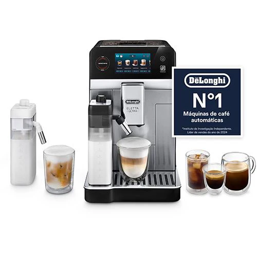 Máquina de Café Automática DeLonghi Eletta Ultra ECAM470.85.MB - Preto | Inox - Image 2
