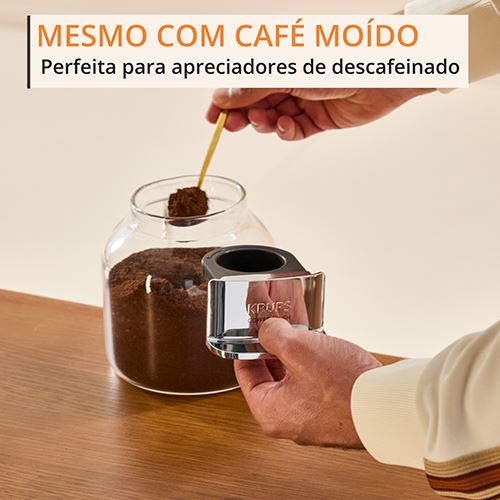 Máquina de Café Automática Krups SA403BE0 Coffee Crush Experience - Inox | Preto - Image 4