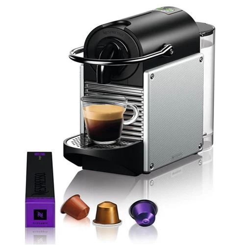 Máquina de Café Delonghi Pixie EN124.S para Nespresso™ - Prata