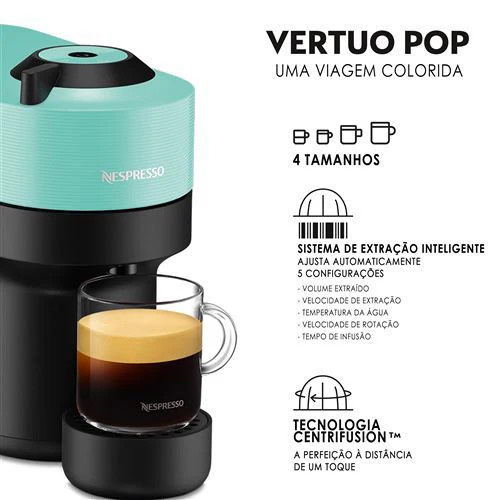 Máquina de Café Krups Nespresso Vertuo Pop Xn9204 - Mint - Outlet - Grade A - Image 2
