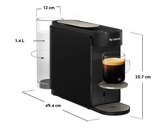 Máquina de Café Krups Nespresso Vertuo Up Ink XN9408P3 - Preto - Image 4