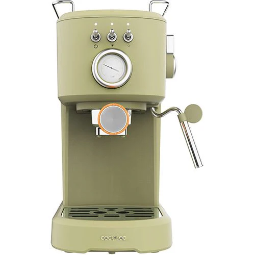 Máquina de Café Manual Cecotec Power Espresso 20 Retro - Verde