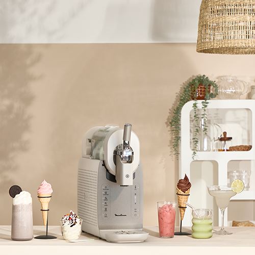 Máquina de Gelados Moulinex Freezi MJ803AF0 | 1.4L | Creme - Image 2