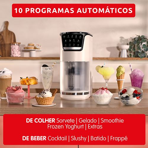 Máquina de Gelados Moulinex MJ602AF0 Dolci | 0.46L | Branco - Image 4