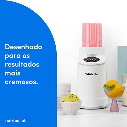 Máquina de Gelados Nutribullet® Chill Ice Cream Maker NBD0503W | 0.47L | 500 W | Branco - Image 2