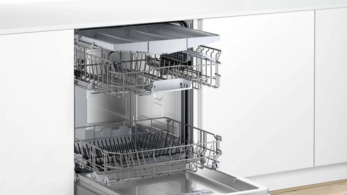 Máquina de Lavar Loiça Encastrável Bosch SMV4HVX03E | 14 talheres | 60 cm | D | Branco - Image 4