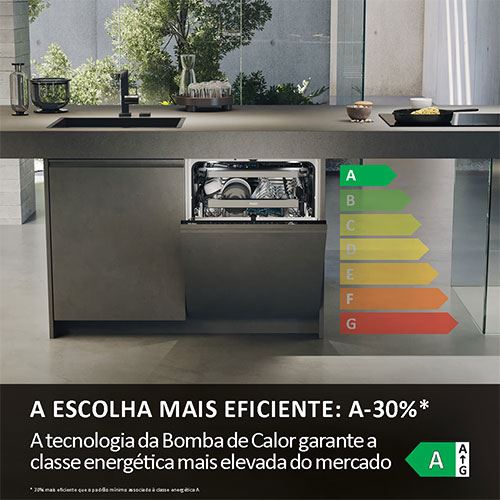 Máquina de Lavar Loiça Encastrável Haier XS 63A4M4B | 16 talheres | 59.7 cm | A - Image 3