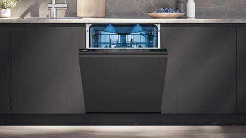 Máquina de Lavar Loiça Encastrável Siemens SX65ZX07CE | 14 talheres | 60 cm | B | Preto - Image 2