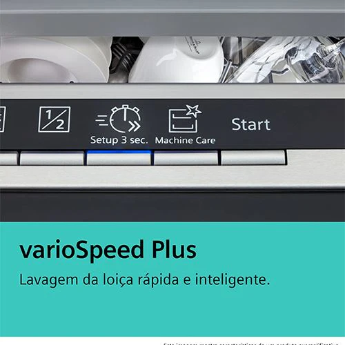 Máquina de Lavar Loiça Encastrável Siemens SX75ZX07CE iQ500 | 14 talheres | 60 cm | B - Image 4