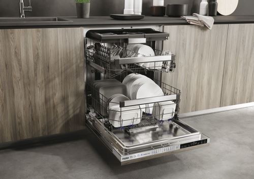 Máquina de Lavar Loiça Encastrável Haier XIB 6B2S3FS | 16 talheres | 60 cm | B - Image 3