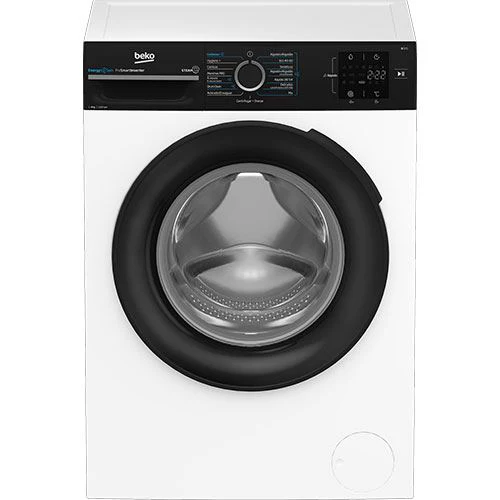 Máquina de Lavar Roupa Beko BM3WFSU38213 GHG | 8 Kg | 1200 RPM | A | Branco