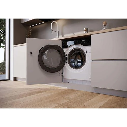 Máquina de Lavar Roupa Encastrável Haier BHA6S69M6DB9J-S | 9 Kg | 1600 RPM | A | Branco - Image 4