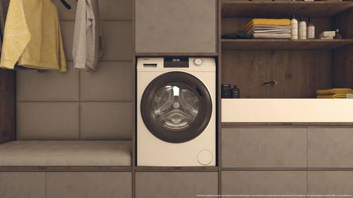 Máquina de Lavar Roupa Haier HW100-BP14929A-S | 10 Kg | 1400 RPM | A | Branco - Image 8
