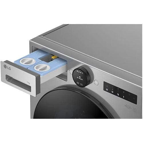 Máquina de Lavar Roupa LG F4X7511TSB | 11 Kg | 1400 RPM | A | Silver - Image 5