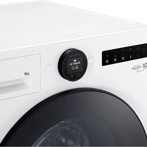 Máquina de Lavar Roupa LG  F4X9009TWCE | 9 Kg | 1400 RPM | A | Branco - Image 4