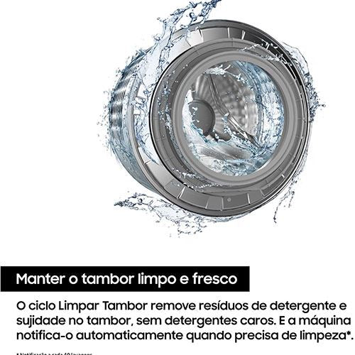 Máquina de Lavar Roupa Samsung WW80FG3M05AWEP | 8 Kg | 1400 RPM | A | Branco - Image 4