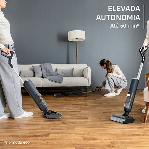 Máquina de Limpeza de Pavimentos Rowenta GZ5436E0 X-Clean 5 Pro - Azul | Preto - Image 3
