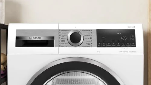 Máquina de Secar Bosch Serie 6 WQG245D1ES | Carregamento Frontal | 9 Kg | Bomba de Calor | C | Branco - Image 2