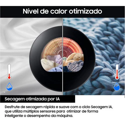 Máquina de Secar Samsung DV16DG8600BWU3 | 16 Kg | Condensação | C | Branco - Image 6