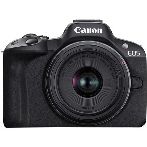 Máquina Fotográfica Mirrorless Câmara Fotográfica Canon Mirrorless EOS R50 + RF-S 18-45 IS STM + RF-S 55-210 STM - Image 2