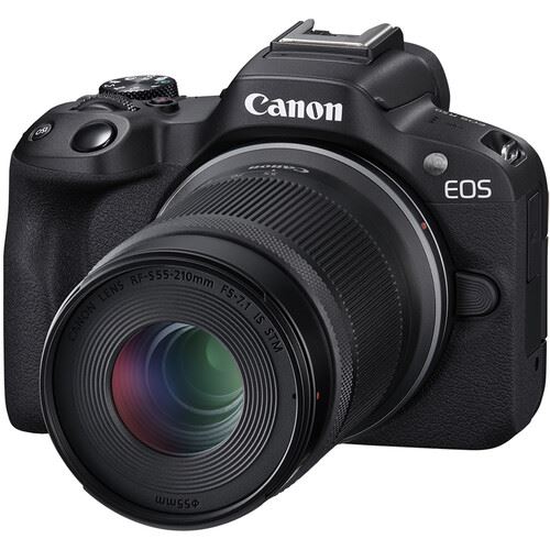 Máquina Fotográfica Mirrorless Câmara Fotográfica Canon Mirrorless EOS R50 + RF-S 18-45 IS STM + RF-S 55-210 STM - Image 3