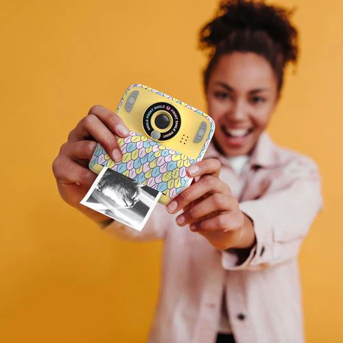 Máquina Fotográfica Instantânea MOB PixiPrint Mermaid - Amarelo Sereia - Image 7