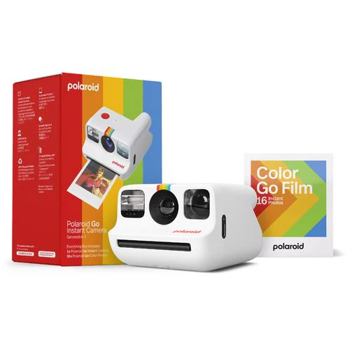 Máquina Fotográfica Instantânea Polaroid Go 2ª Geração - Branco + Recarga Color Go Film 16 Folhas