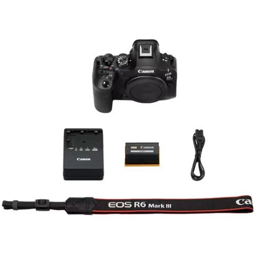 Máquina Fotográfica Mirrorless Canon EOS R6 Mark III Corpo - Preto - Image 9