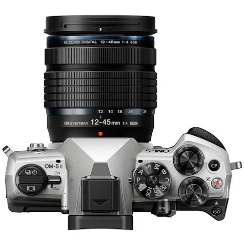 Máquina Fotográfica Mirrorless Olympus OM System OM-5 Mark II + 12-45mm F4 - Prateado - Image 4