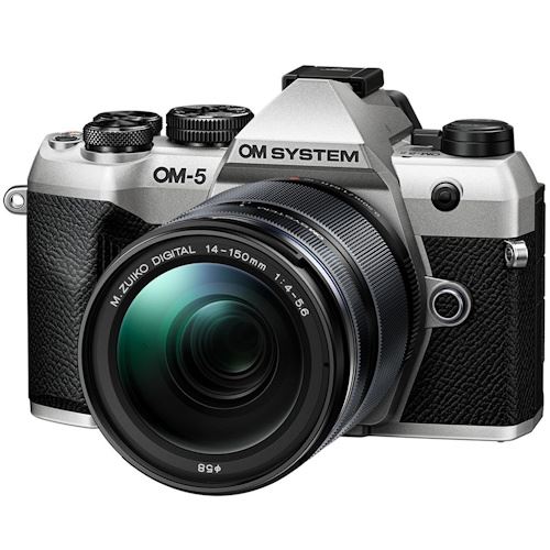 Máquina Fotográfica Mirrorless Olympus OM System OM-5 Mark II + 14-150mm F4-5.6 II - Prateado - Image 8