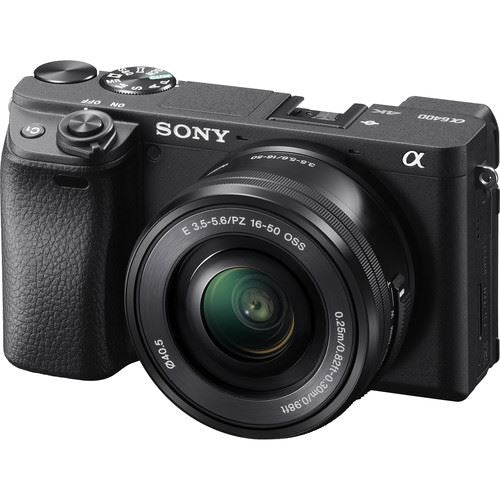 Máquina Fotográfica Mirrorless Sony Alpha a6400 + E PZ 16-50mm f/3.5-5.6 OSS