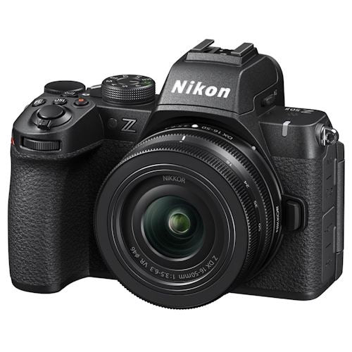 Máquina Fotográfica Nikon Z50 + Z DX 16-50mm F3.5-6.3 VR + Adaptador FTZ II + Colete - Image 5