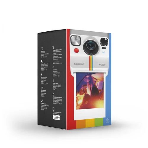 Máquina Fotográfica Instantânea Polaroid Originals Now+ Generation 2 i-Type Film + Set de Filtros - Branca - Image 8