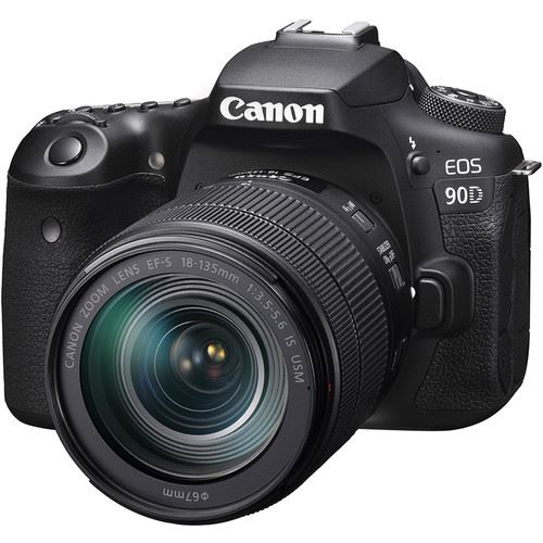 Máquina Fotográfica Reflex (DSLR) Canon EOS 90D + EF-S 18-135mm f/3.5-5.6 IS USM