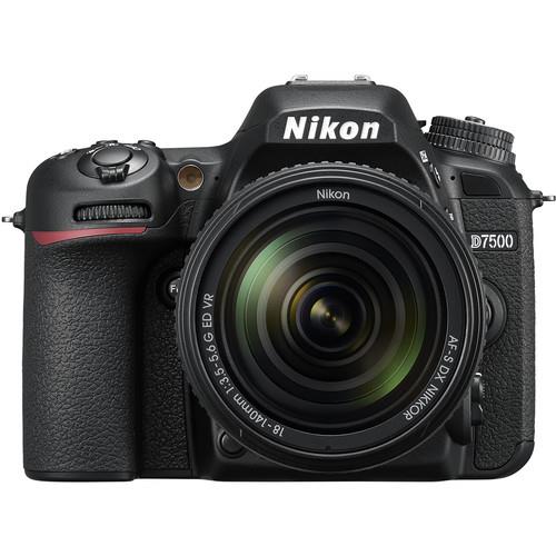 Máquina Fotográfica Reflex (DSLR) Nikon D7500 + AF-S DX 18-140mm f/3.5-5.6G ED VR