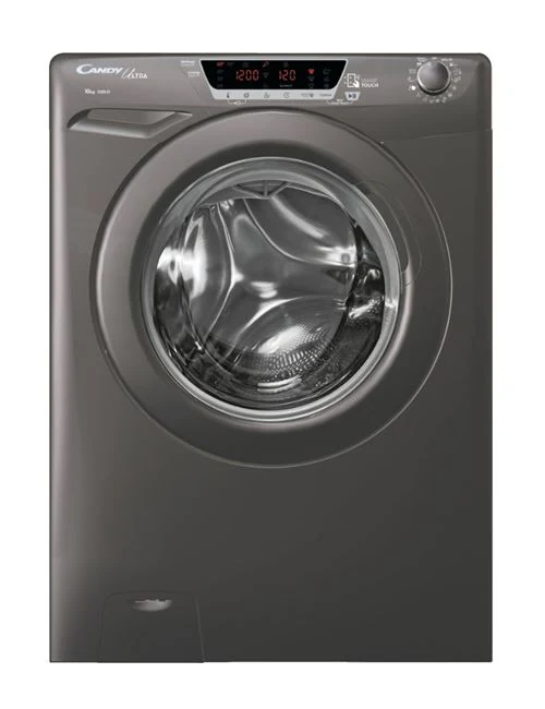Máquina de Lavar Roupa Candy HCU1210TXMRRE-S | 10 Kg | 1200 RPM | A | Antracite