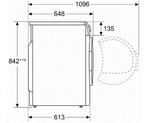 Máquina de Secar Bosch Serie 6 WQG233D0ES | 8 Kg | Condensação | A+++ | Branco - Image 4