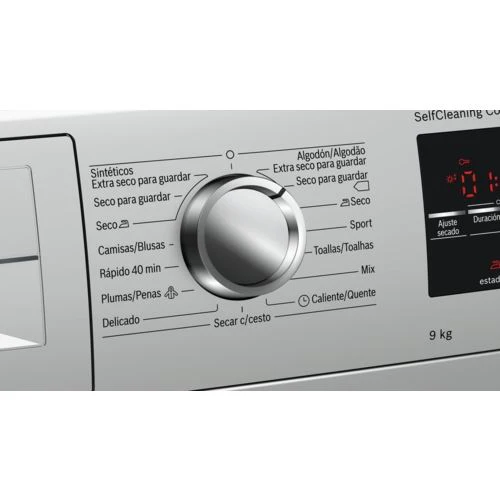 Máquina de Secar Bosch Serie 6 WTG8729XEE | 9 Kg | Bomba de Calor | A++ | Aço inoxidável - Image 3