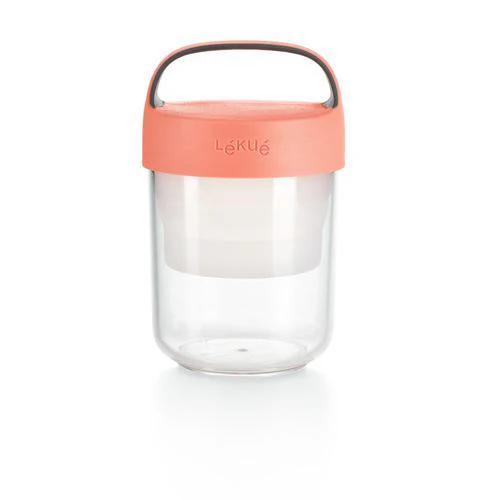 Marmita Jarro Lékué To Go 400Ml Coral - Outlet - Grade A