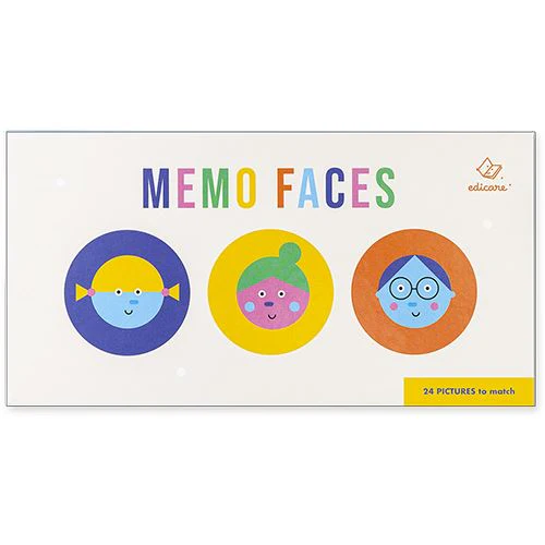 Jogo de Tabuleiro Memo Faces - Edicare