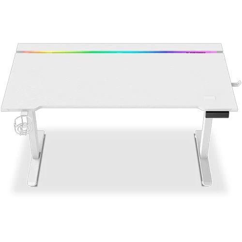 Mesa Gaming Alpha Gamer Zorya RGB - Branco - Image 2