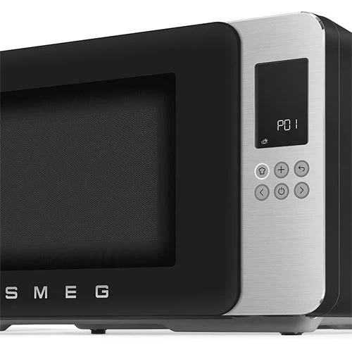 Micro-ondas com Grill Smeg MOC01BLMEU Collezione | 29 L | 900 W | Preto Mate - Image 6