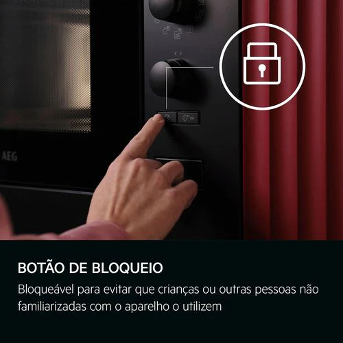 Micro-ondas Encastrar AEG TS5GM25EB | 25 L | 900 W | Preto - Image 5