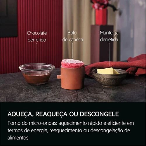 Micro-ondas Encastrar com Grill AEG OS5MG20EB | 20 L | 800 W - Preto - Image 3