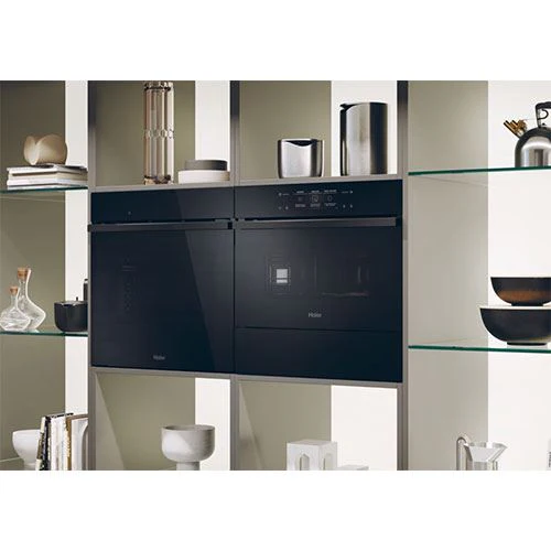 Micro-ondas Encastrar Haier H4MWID69P6N | 60x45.5 cm | 44 L | 900 W | Preto - Image 4
