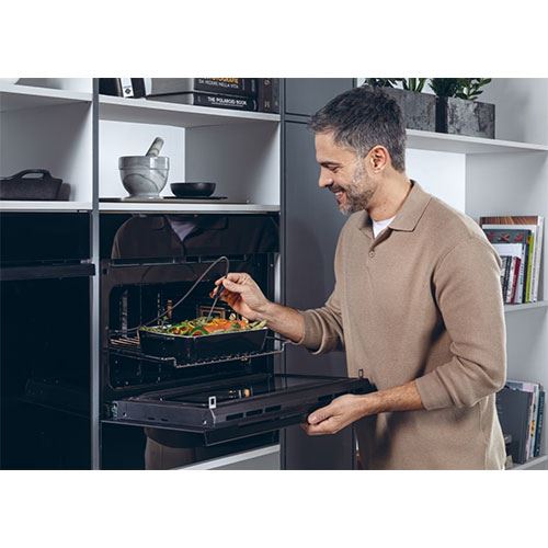 Micro-ondas Encastrar Haier H4MWID69P6N | 60x45.5 cm | 44 L | 900 W | Preto - Image 5