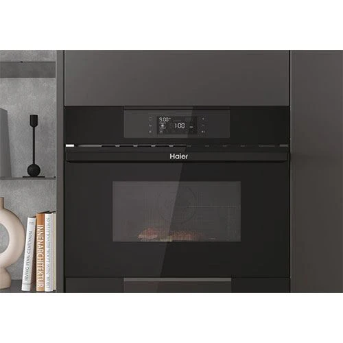 Micro-ondas Encastrar Haier HWO45NB2H0B1 | 60x45.5 cm | 44 L | 900 W | Preto - Image 6